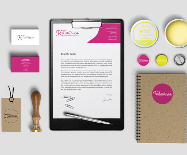 Katarinca - izdelava celostne grafične podobe